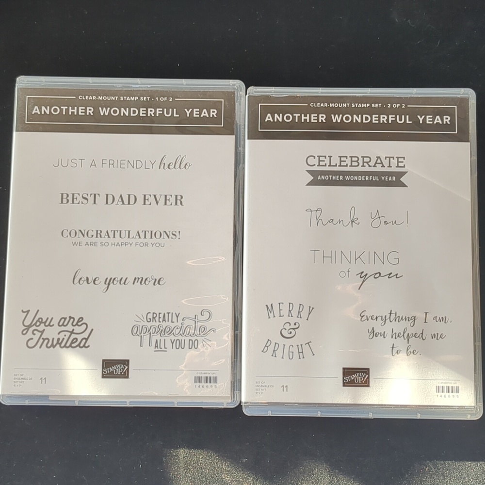 Another Wonderful Year Stampin Up set of 2